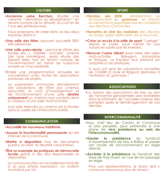 Municipales programme pano p2c